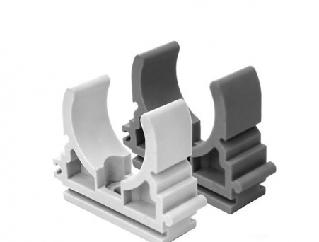 Опора 20/22 мм двойная (белый)