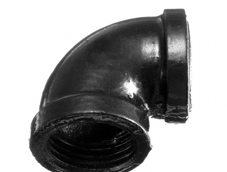 Колено чугун канализационное Ду 50х90гр б/н ГОСТ 6942-98 ДПК
