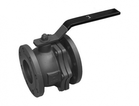 Кран шаровой проходной сальниковый фланцевый 11ч37Пф-4 Ду 50 РУ-16  Т-(+200) (п, вд,воздух), Т-(+90) (м, нф)