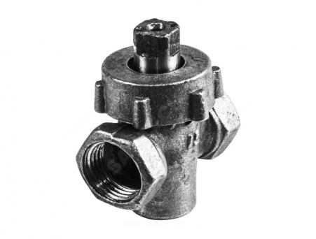 Кран пробковый муфт.проходной конусный с пружиной Ду 15 Ру-0,1 Т+50 (топл.газ)